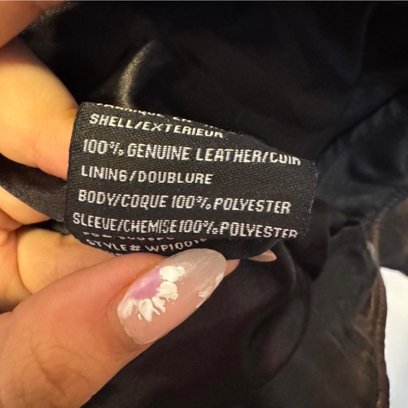 Leather Biker Jacket - Picture 4 of 6